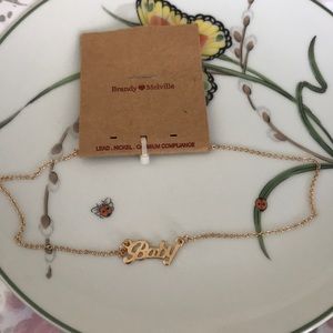 Brandy Melville NWT necklace with free stickers